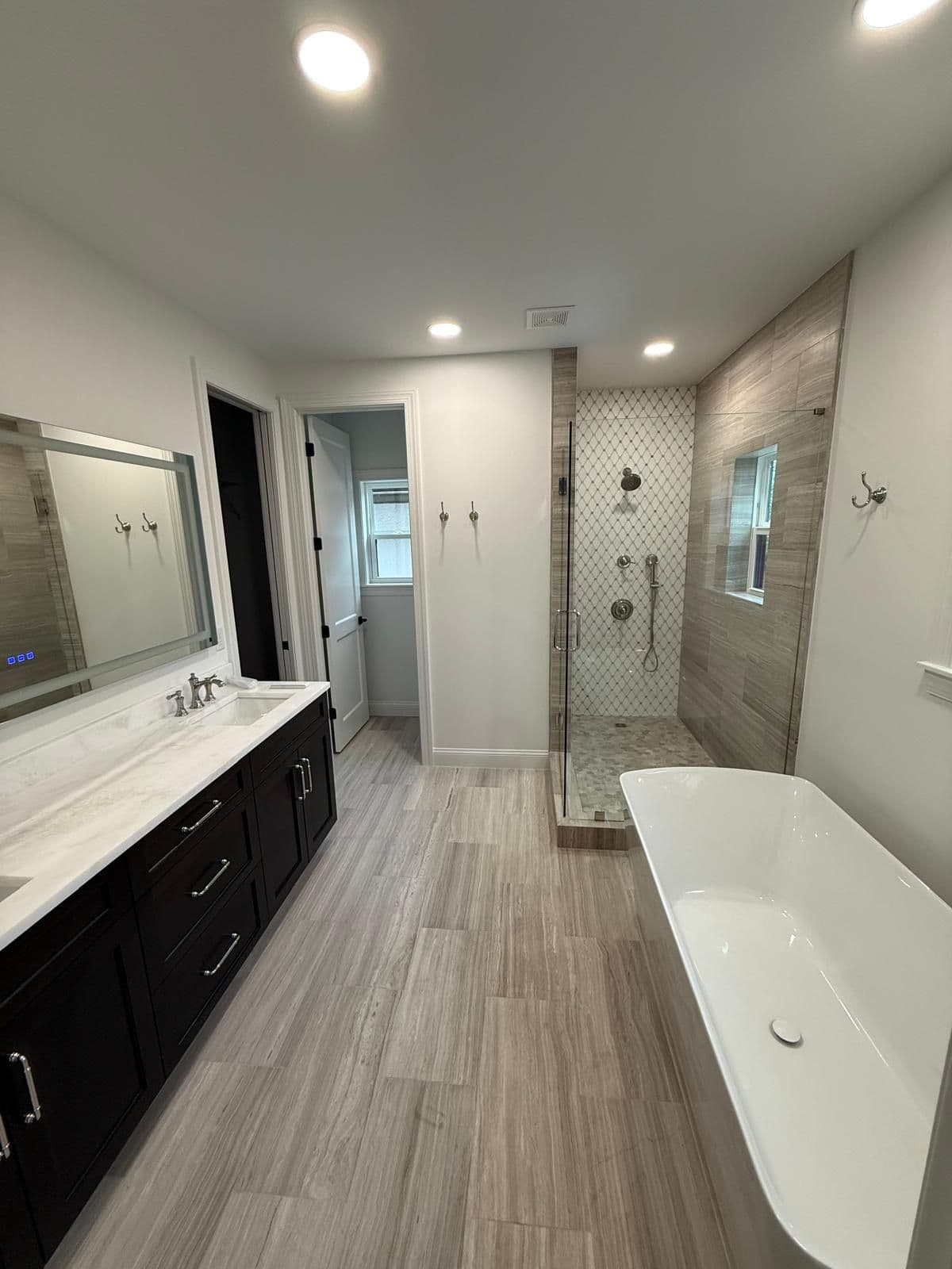 Master Bath with Freestanding Tub