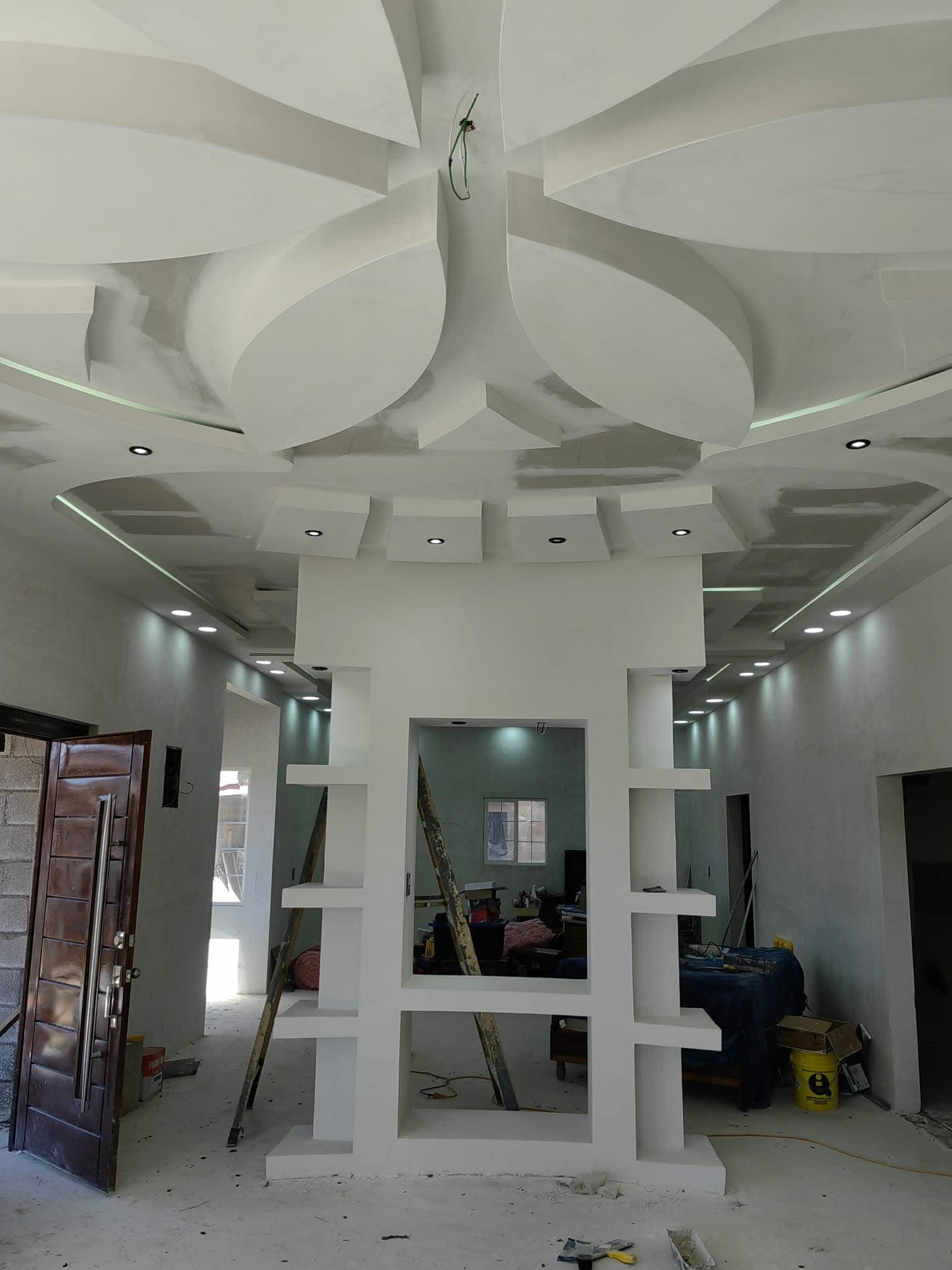 Floral Ceiling & Room Divider