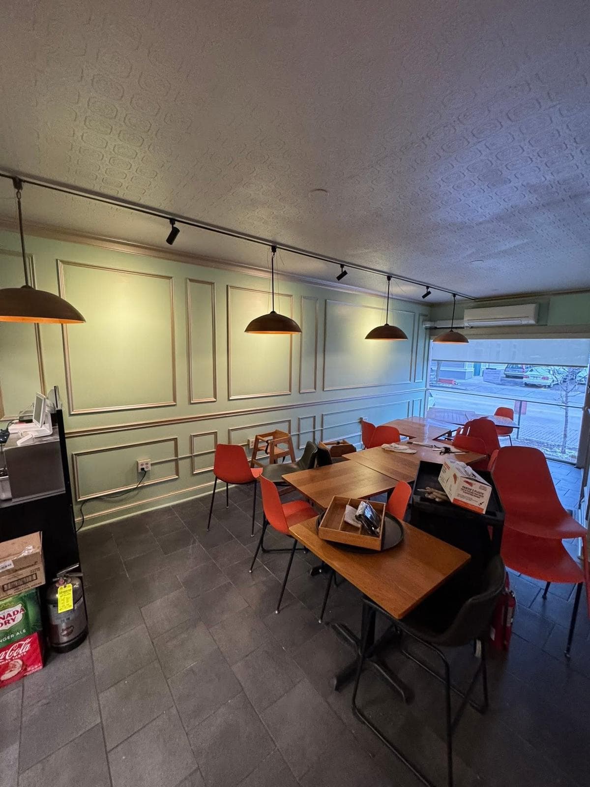 Restaurant Wainscoting Seating Area