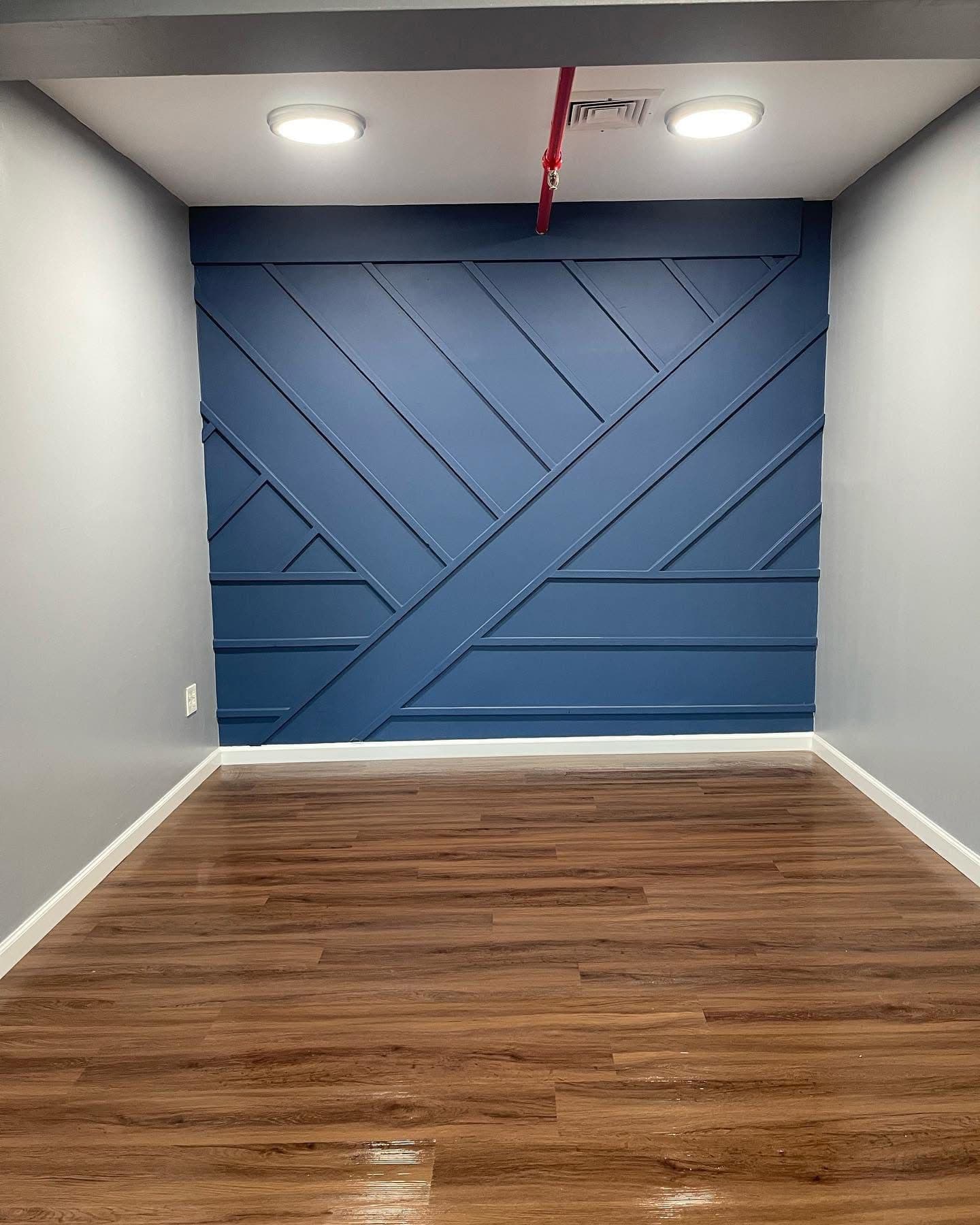 Geometric Accent Wall