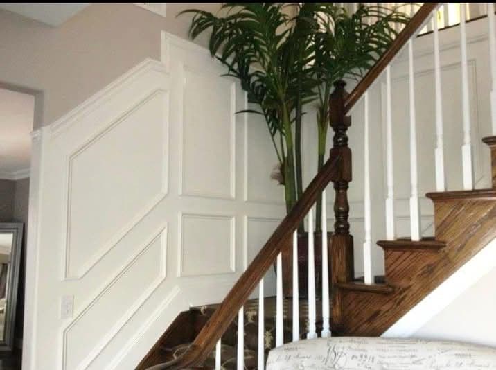 Wainscoting & Staircase